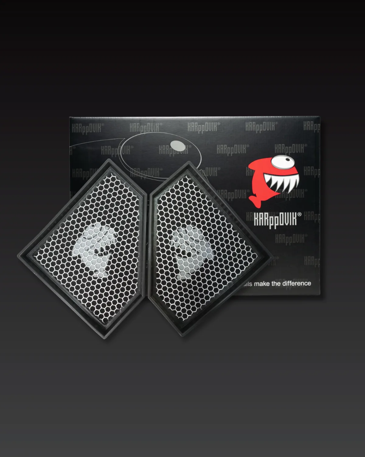 Kit 2 filtros — Filtro de ar esportivo Karppovik KF0100X2 — alto fluxo — encaixe direto BMW M2, M3, M4