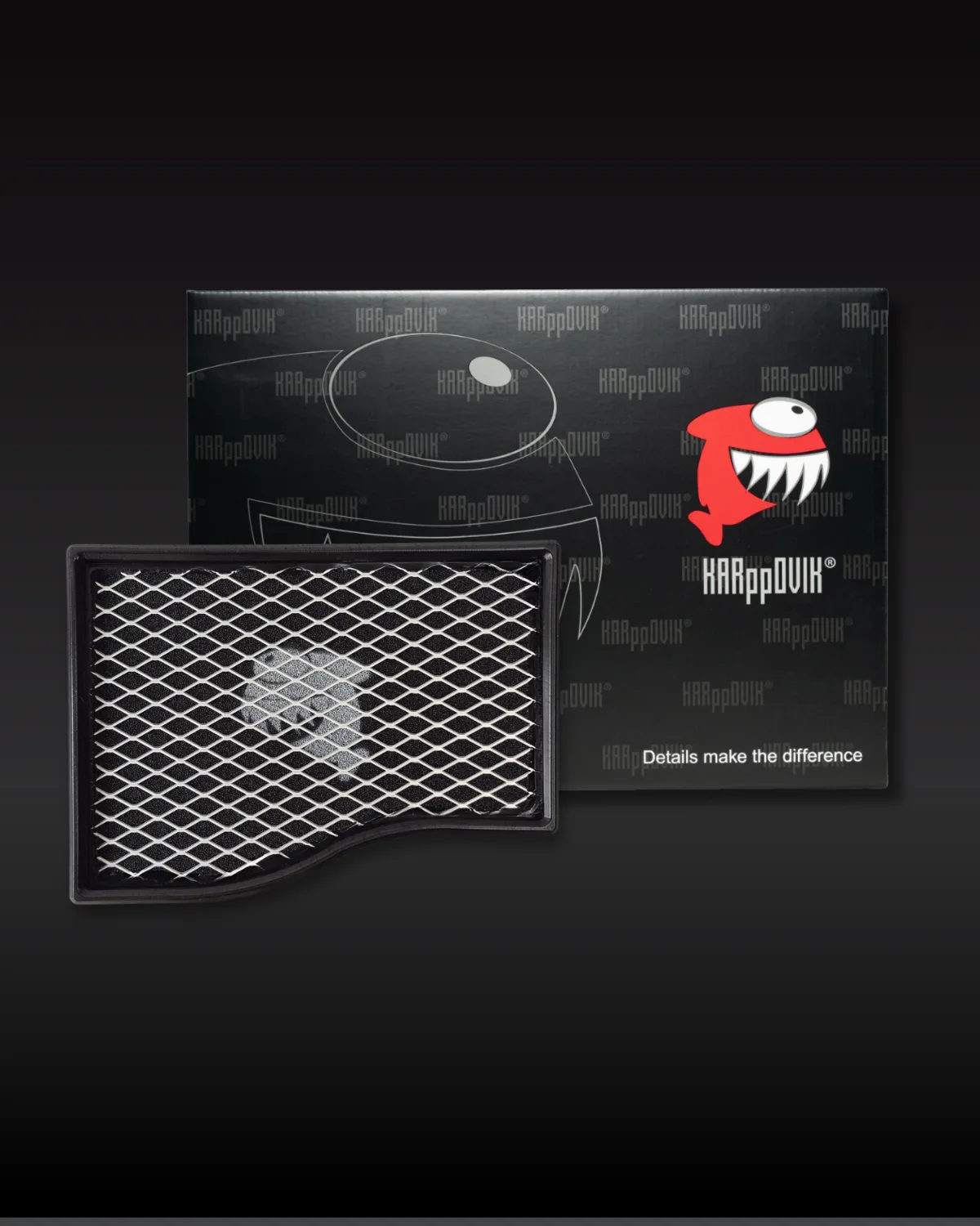 Filtro de ar esportivo Karppovik KF0135 — alto fluxo — encaixe direto Mercedes-Benz A180, A200, A250e