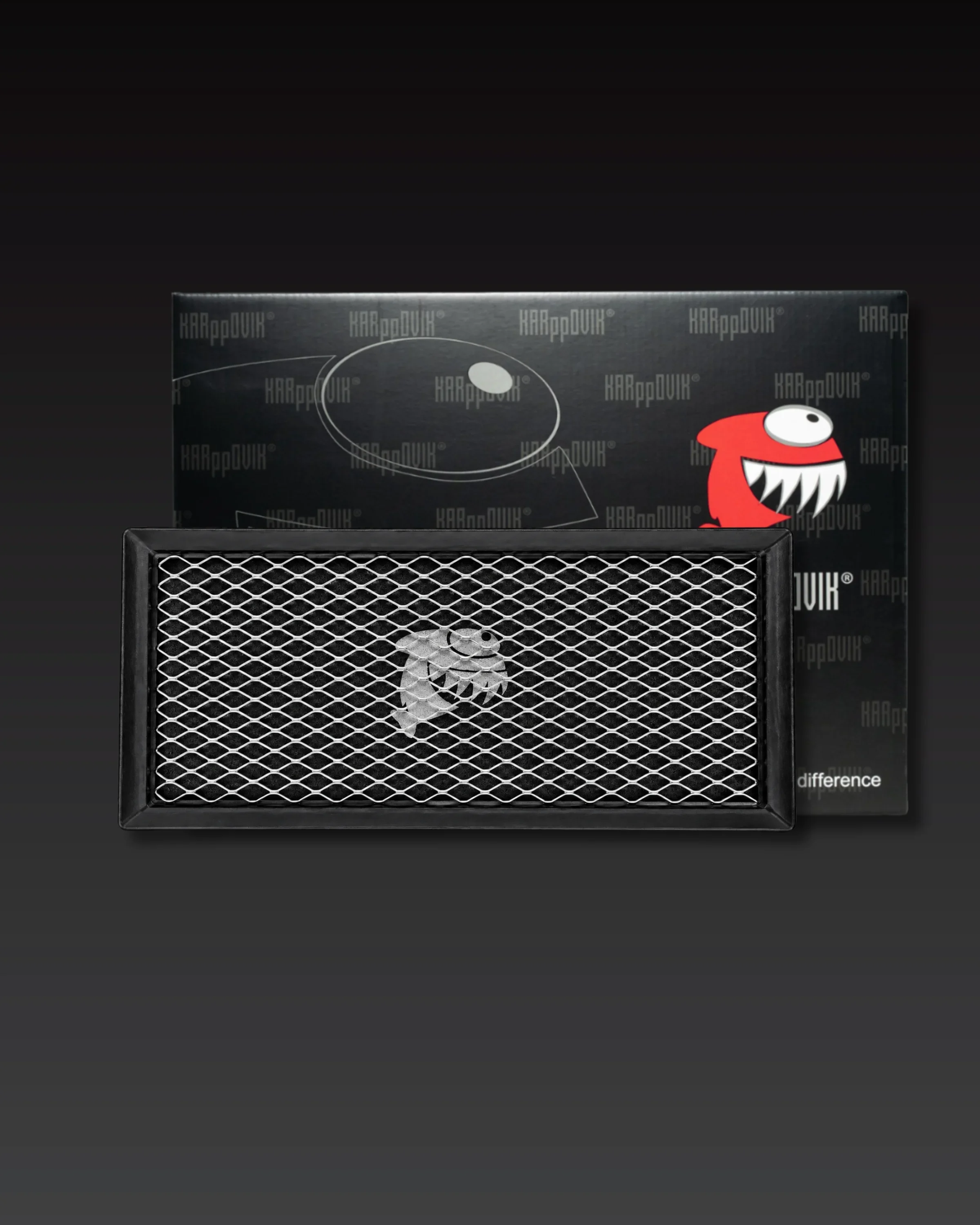 Filtro de ar esportivo Karppovik KF0070 — alto fluxo — encaixe direto VAG (Audi Q7, Touareg)
