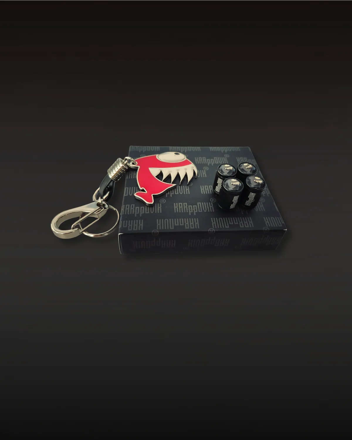 Chaveiro RED SHARK + Bicos De Válvulas