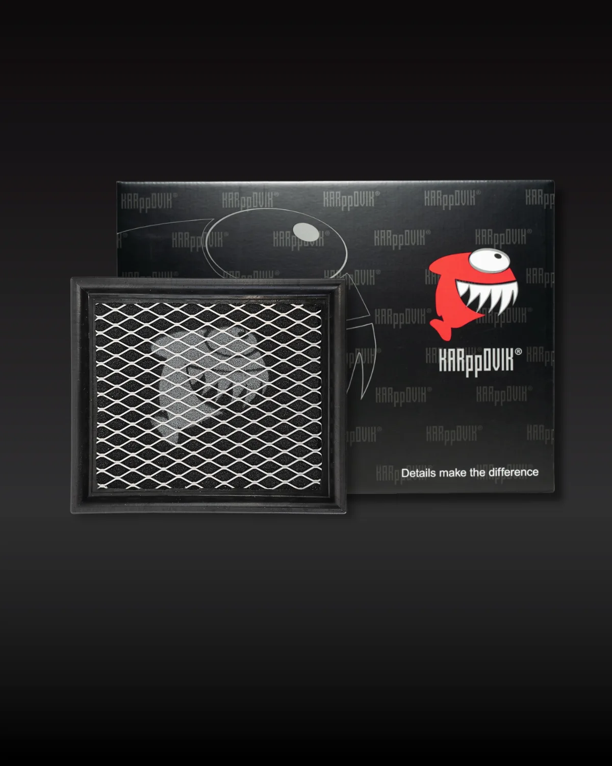 Filtro de ar esportivo Karppovik KF0056 — alto fluxo — encaixe direto Mitsubishi Eclipse Cross