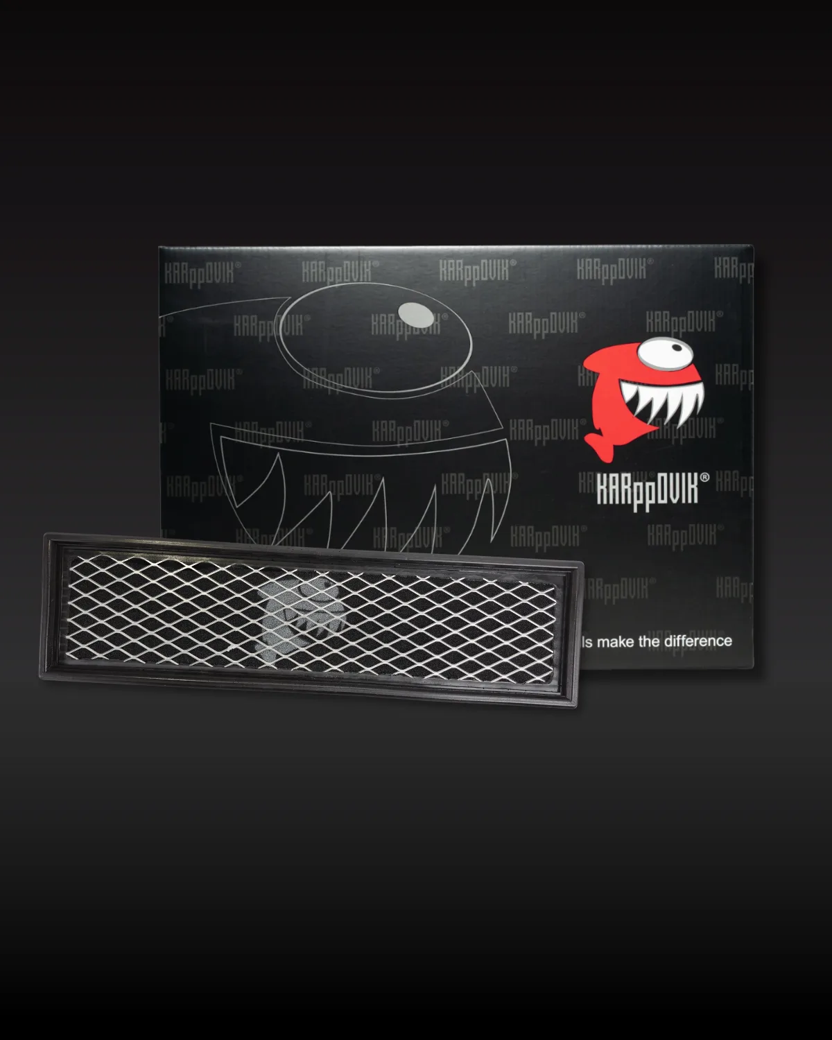 Filtro de ar esportivo Karppovik KF0160 — alto fluxo — encaixe direto Ford Bronco Sport, Maverick, Escape