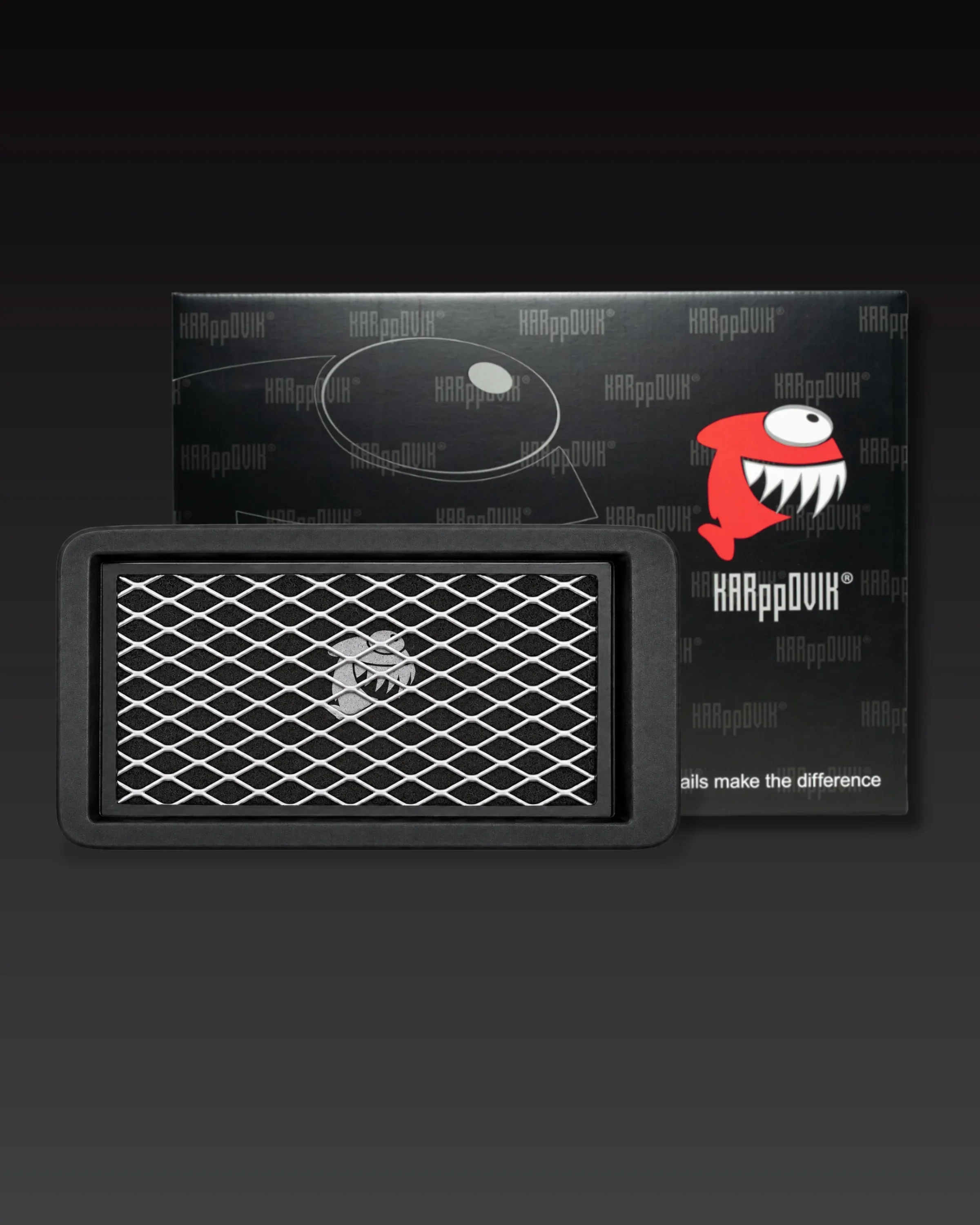 Filtro de ar esportivo Karppovik KF0034 — alto fluxo — encaixe direto Honda CR-V, Civic