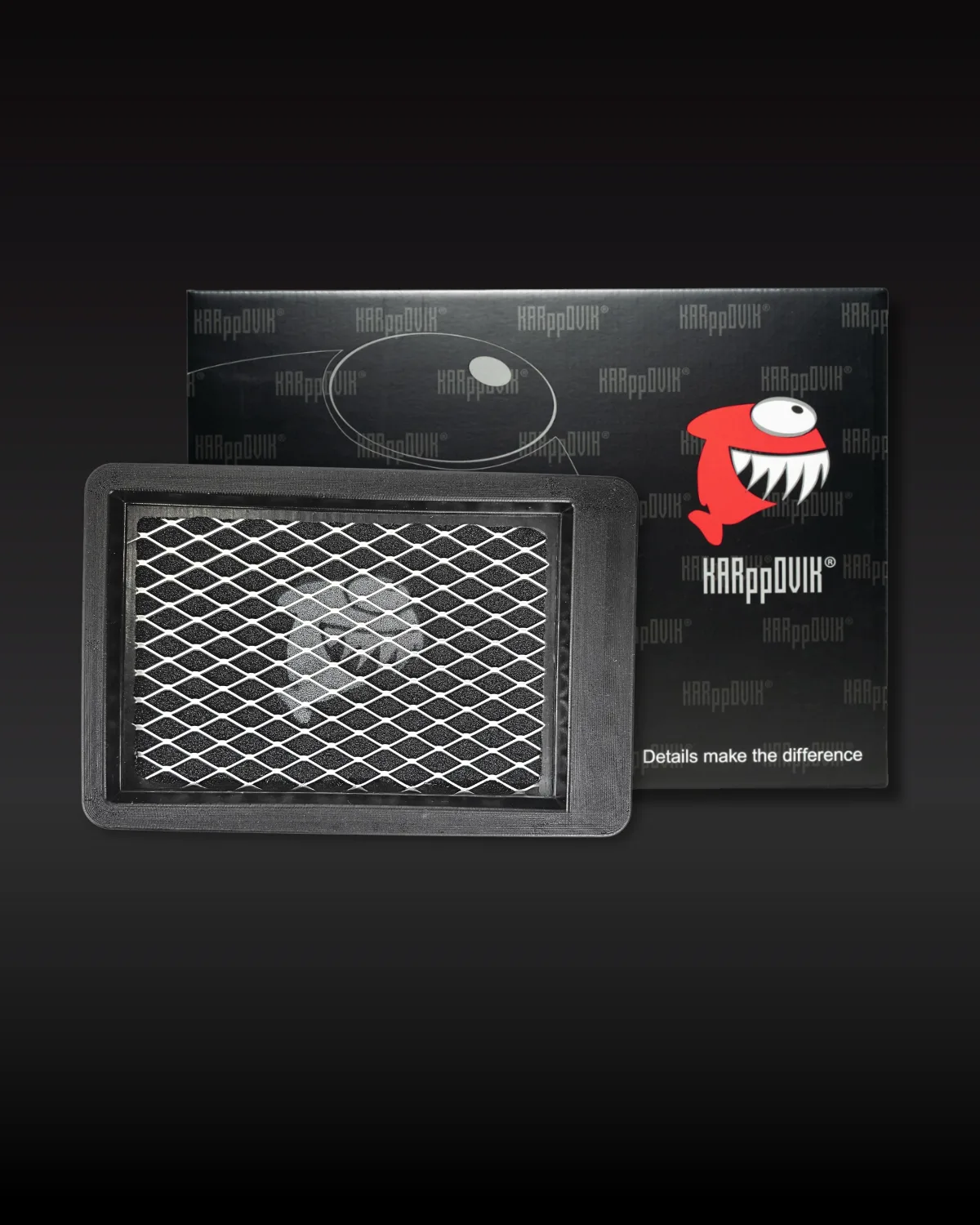 Filtro de ar esportivo Karppovik KF0118 — alto fluxo — encaixe direto Honda HR-V