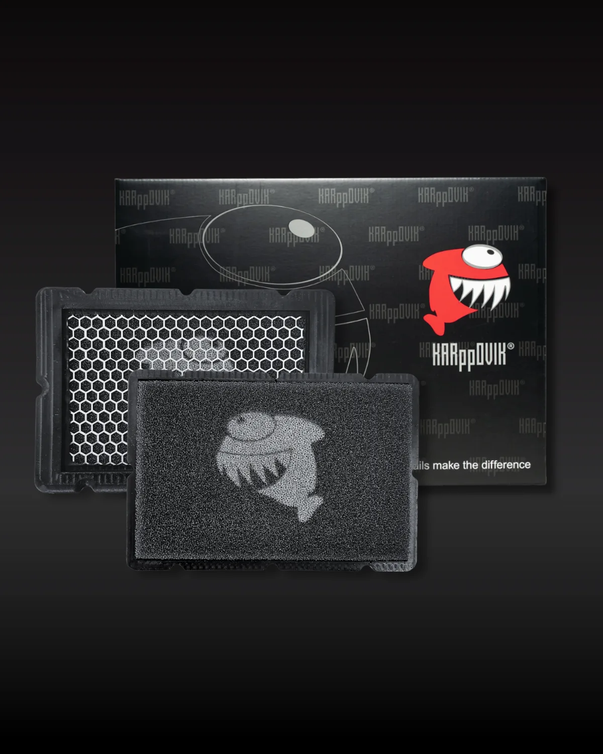 Kit 2 filtros — Filtro de ar esportivo Karppovik KF0262X2 — alto fluxo — encaixe direto FERRARI 430, F430, 360