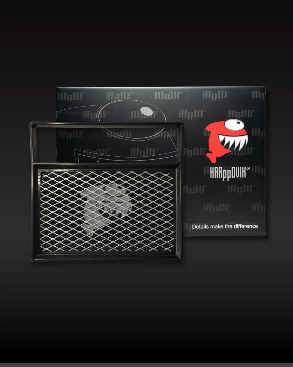 Filtro de ar esportivo Karppovik KF0255 — alto fluxo — encaixe direto drop-in (ver compatibilidade)