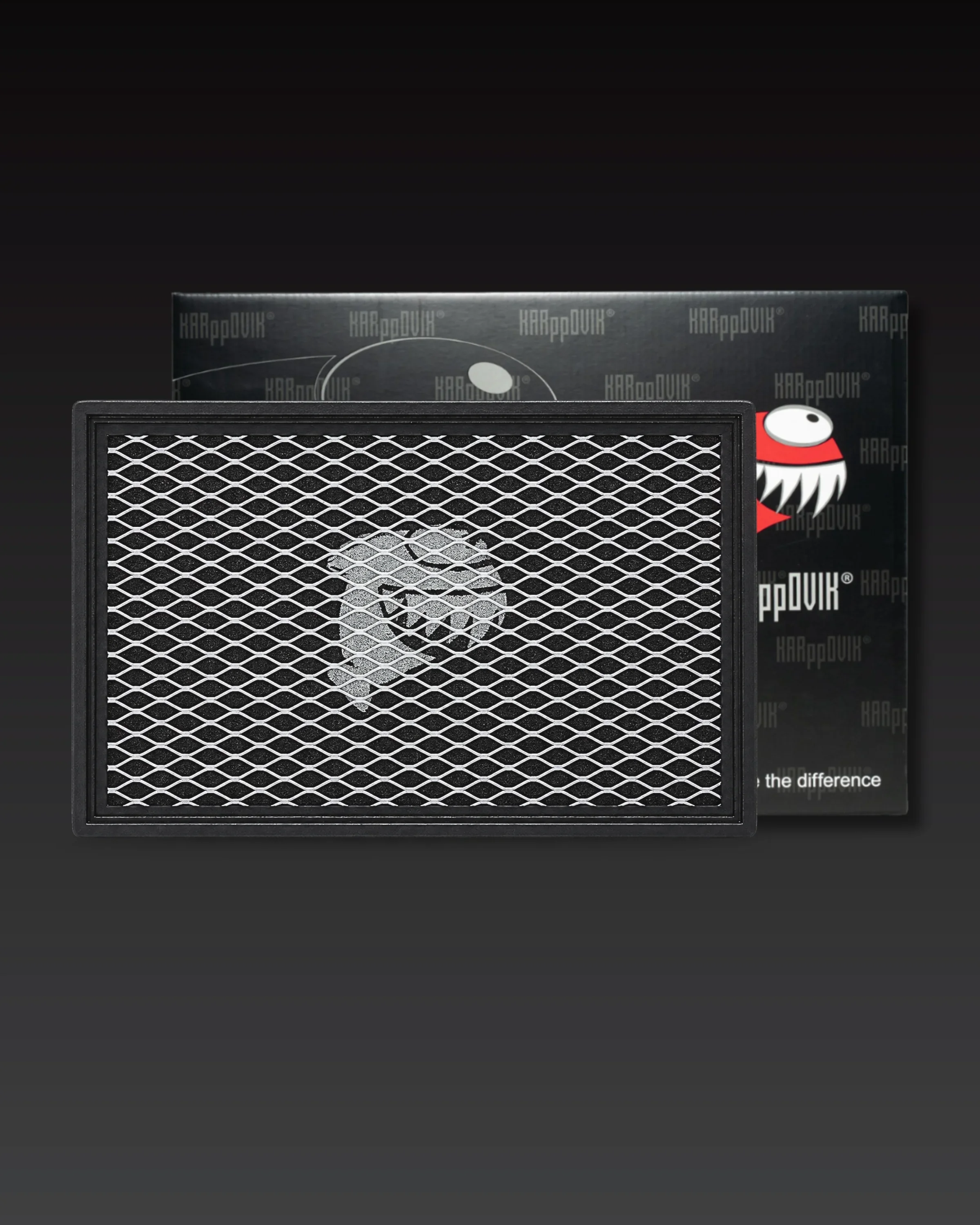 Filtro de ar esportivo Karppovik KF0120 — alto fluxo — encaixe direto Jeep Commander, Compass, Rampage