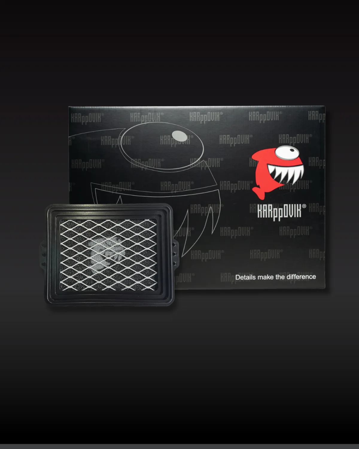 Filtro de ar esportivo Karppovik KF0152 — alto fluxo — encaixe direto BMW F 750 GS Premium, F 850 GS Adventure Premium, F 850 GS Adventure Sport