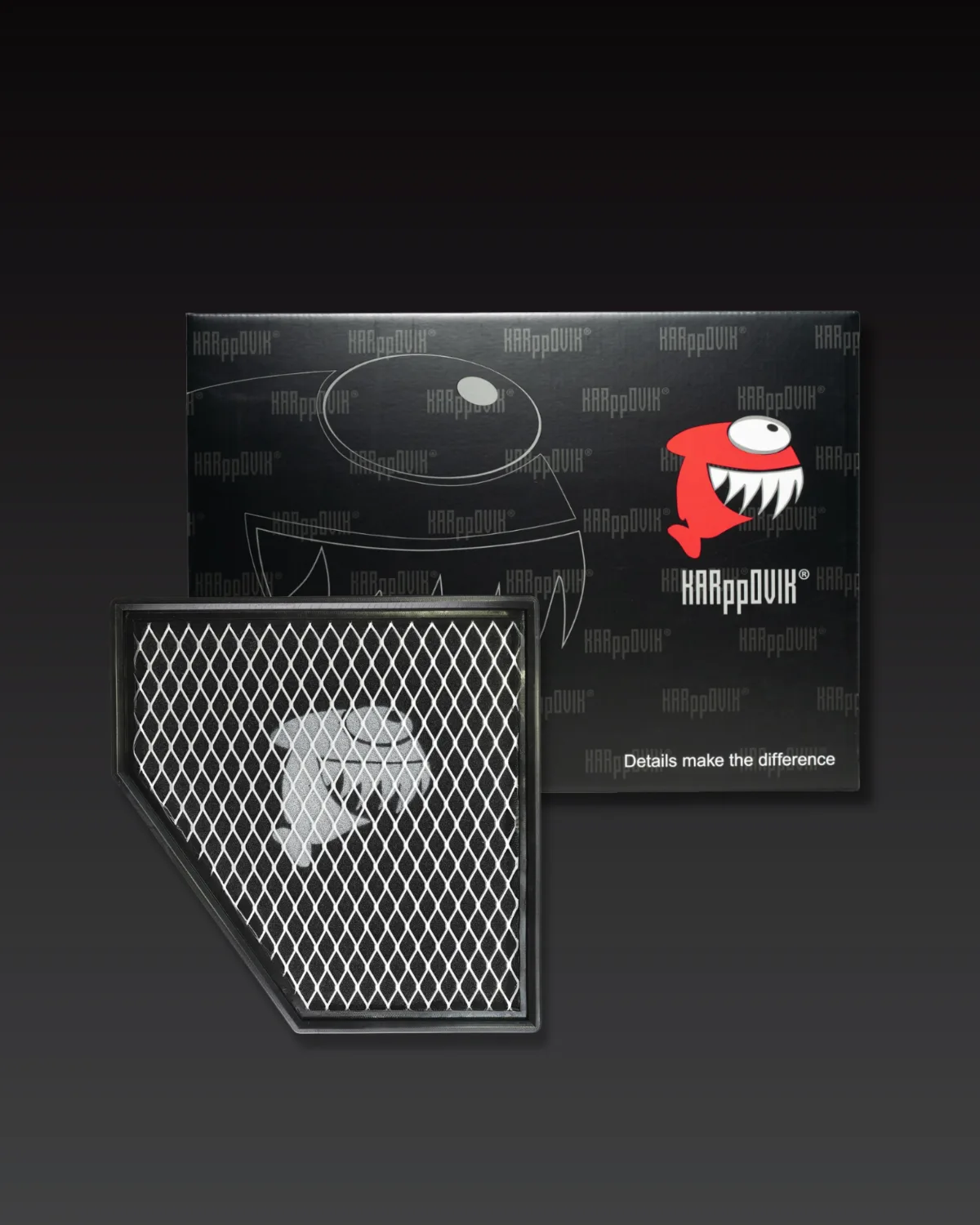 Filtro de ar esportivo Karppovik KF0020-PCMPQZADZ — alto fluxo — encaixe direto BMW 120i, 330i, 420i