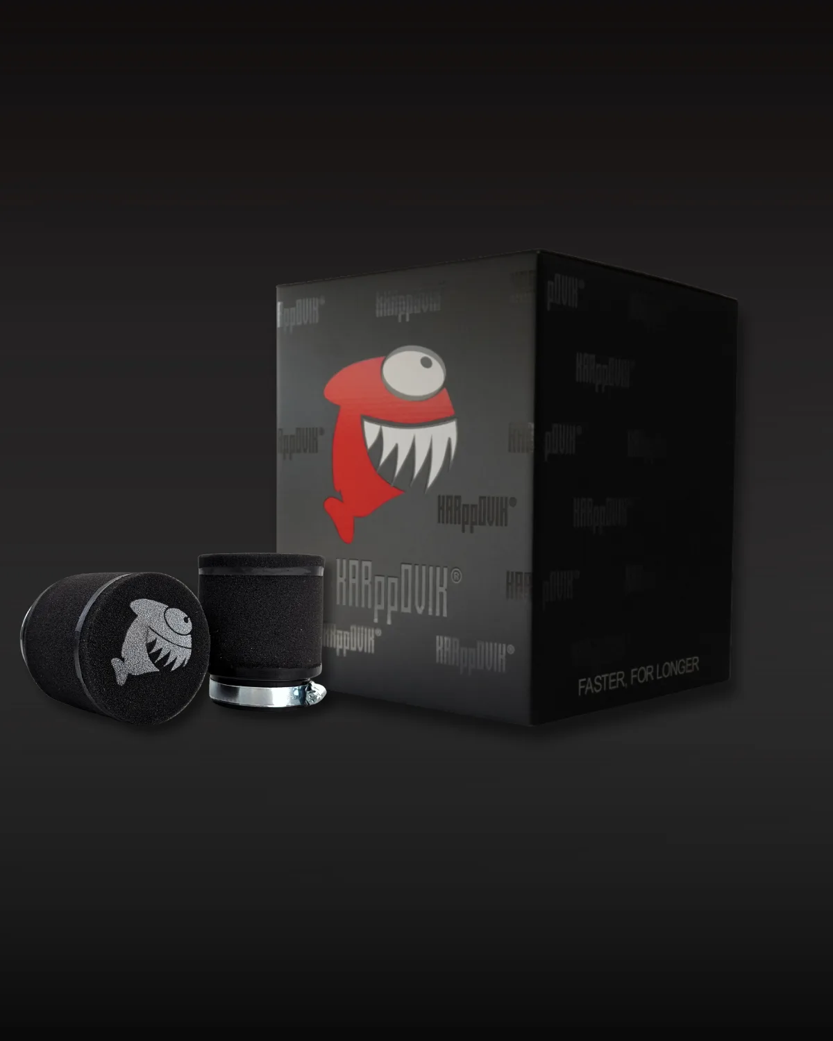 Kit 2 filtros — Filtro de ar esportivo Karppovik KF1060X2 — alto fluxo — encaixe direto drop-in (ver compatibilidade)