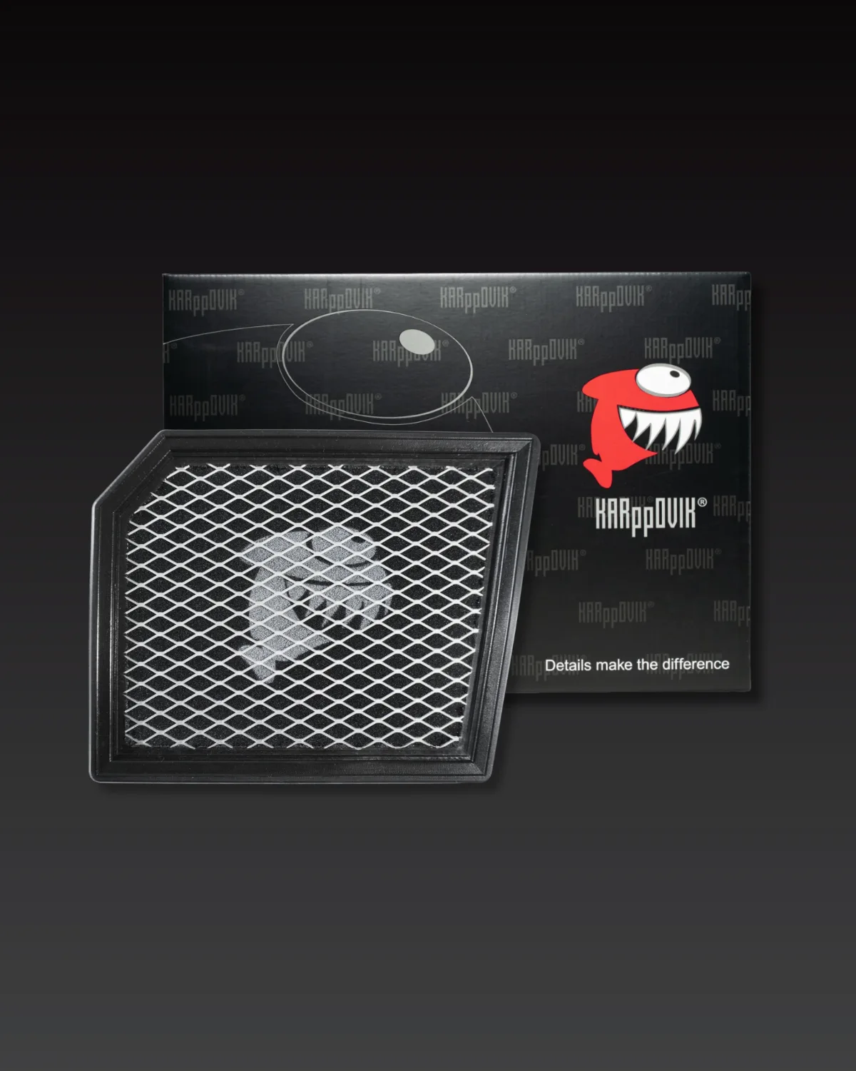 Filtro de ar esportivo Karppovik KF0095 — alto fluxo — encaixe direto BMW M135i, M235i, Cooper