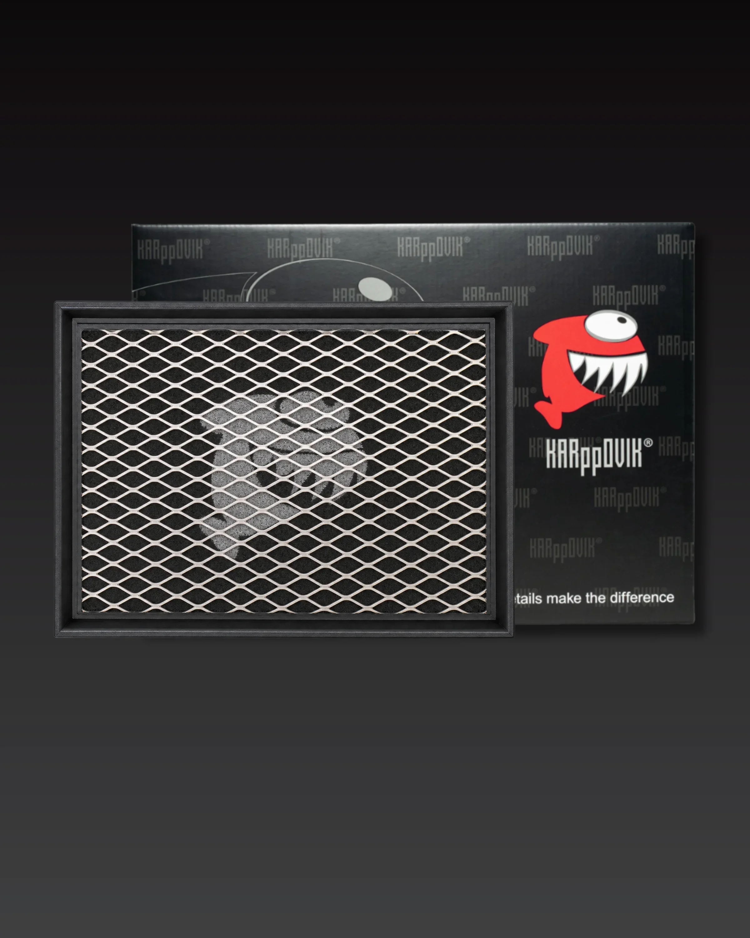 Filtro de ar esportivo Karppovik KF0060 — alto fluxo — encaixe direto Toyota Hilux, Hilux SW4