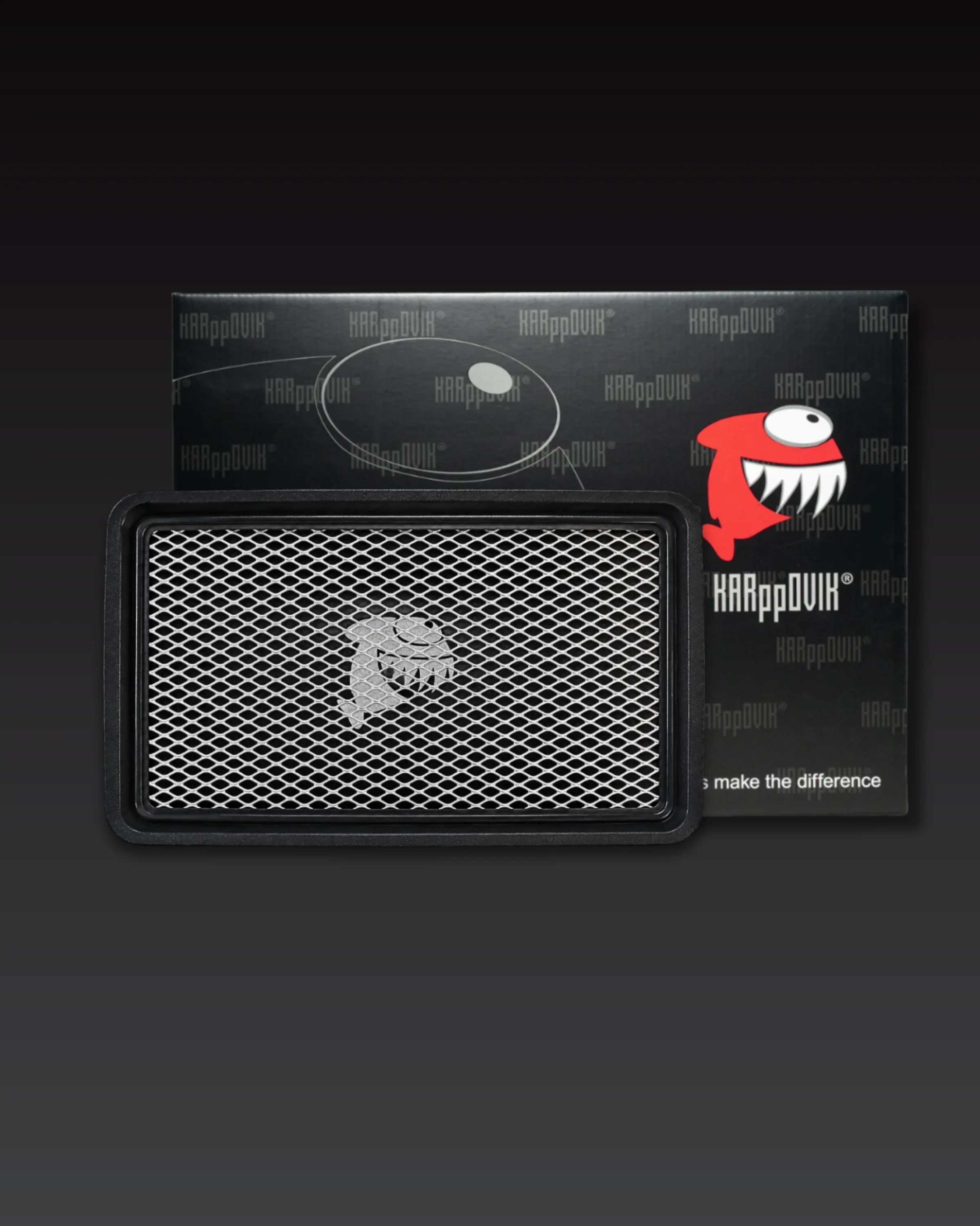 Filtro de ar esportivo Karppovik KF0068 — alto fluxo — encaixe direto Hyundai Creta