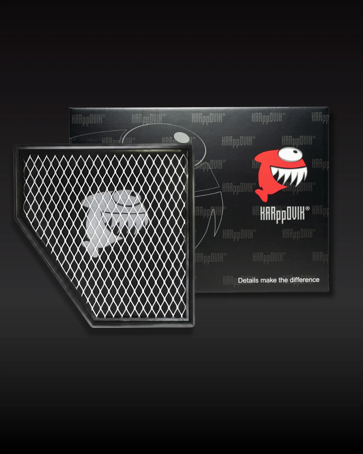 Filtro de ar esportivo Karppovik KF0020 — alto fluxo — encaixe direto BMW 120i, 330i, 420i