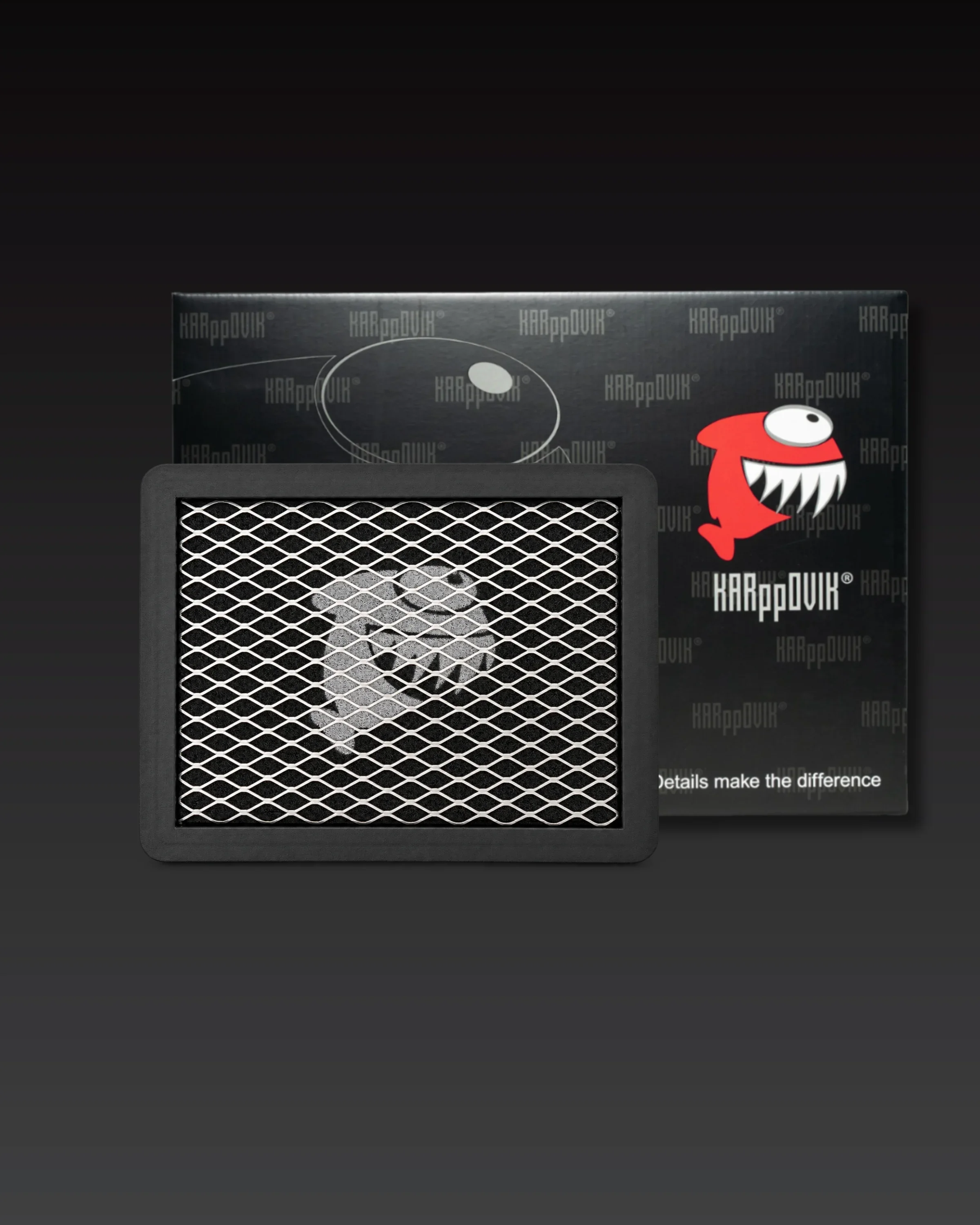 Filtro de ar esportivo Karppovik KF0086 — alto fluxo — encaixe direto Chevrolet Equinox