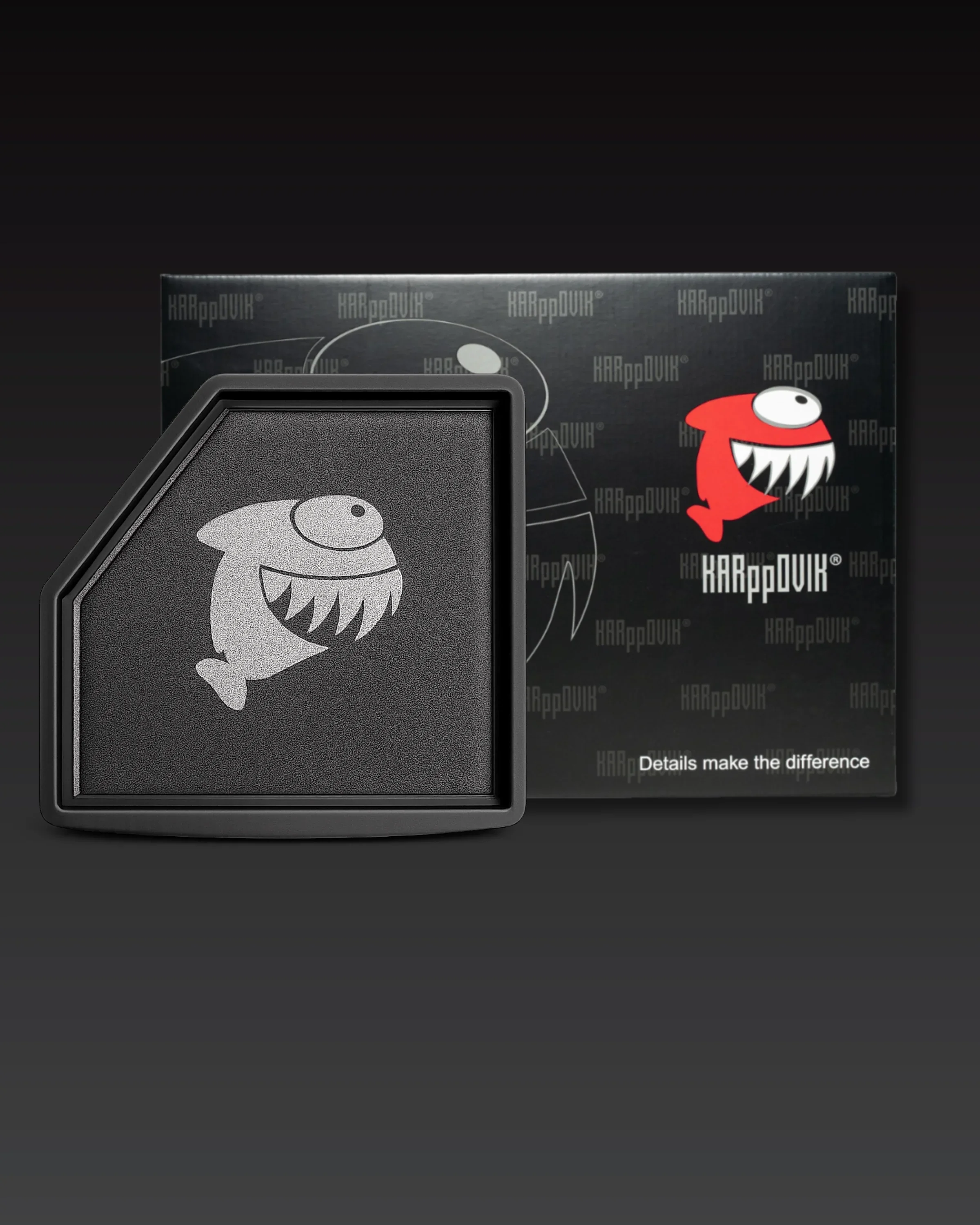 Filtro de ar esportivo Karppovik KF0036 — alto fluxo — encaixe direto drop-in (ver compatibilidade)