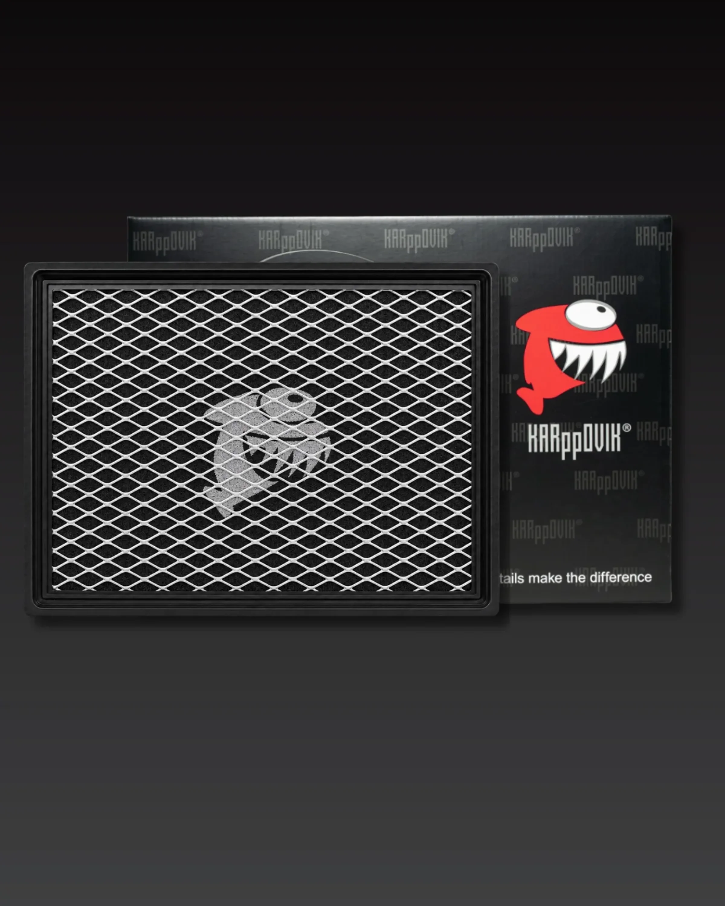 Filtro de ar esportivo Karppovik KF0180 — alto fluxo — encaixe direto GWM TANK 300, HAVAL H9