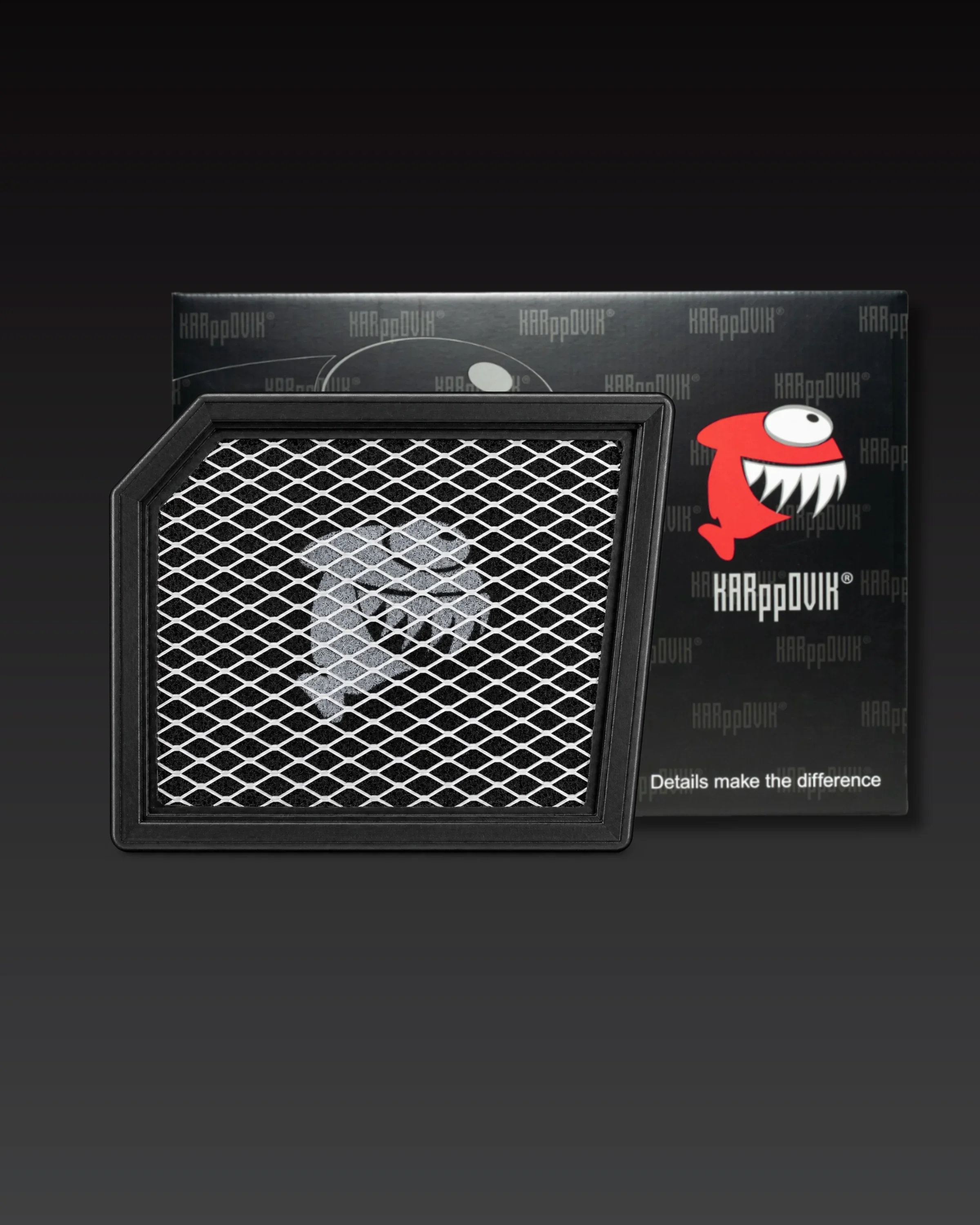 Filtro de ar esportivo Karppovik KF0095 — alto fluxo — encaixe direto BMW M135i, M235i, Cooper